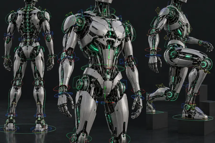 FBX source asset before conversion